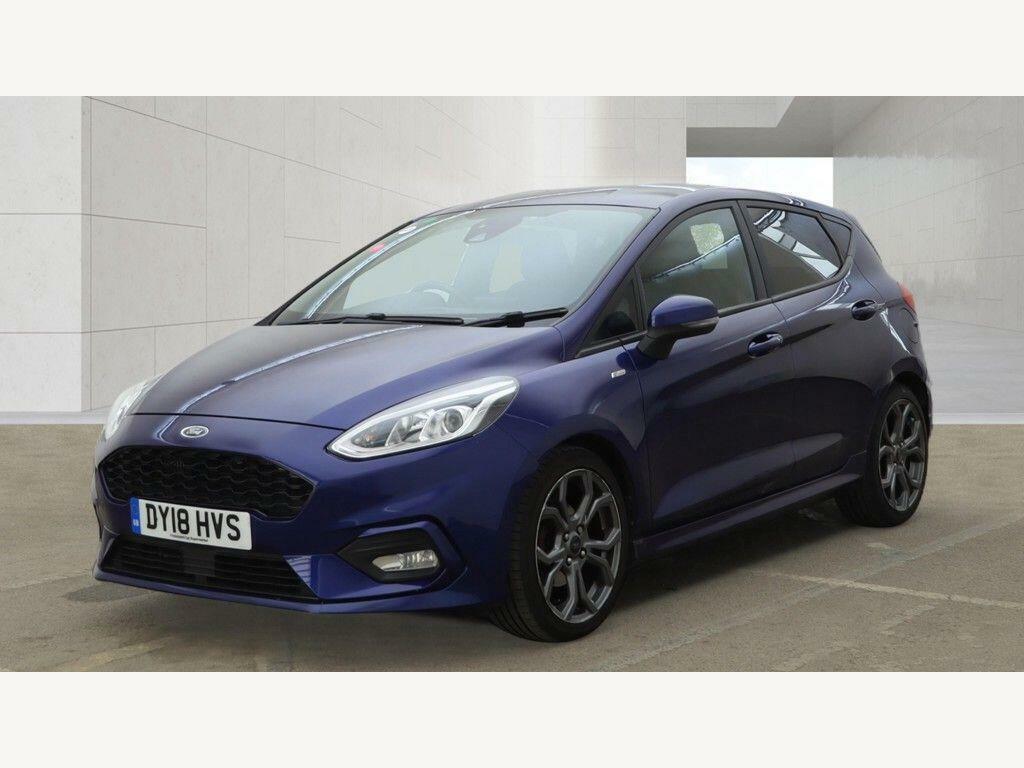 Ford Fiesta 1.0T Ecoboost St-line Euro 6 S S DY18HVS Blue #2