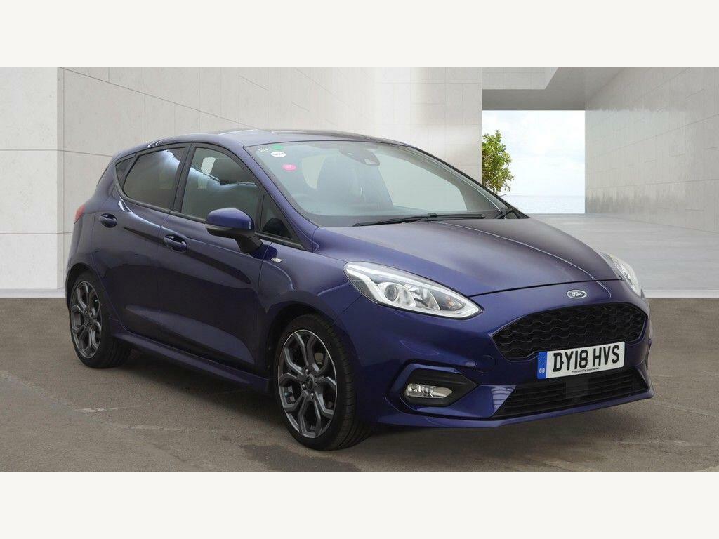Ford Fiesta 1.0T Ecoboost St-line Euro 6 S S DY18HVS Blue