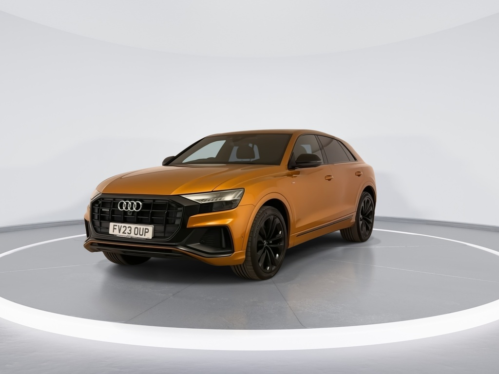 Audi Q8 50 Tdi Quattro Black Edition Tiptronic Orange #3