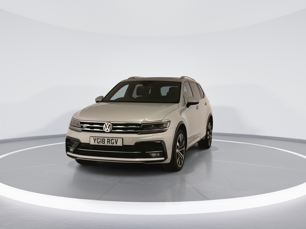 Volkswagen Tiguan Allspace 2.0 Tdi R-line Silver #3