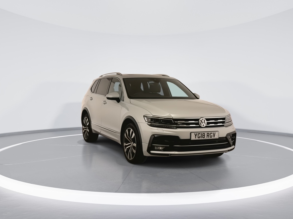 Volkswagen Tiguan Allspace 2.0 Tdi R-line Silver #2