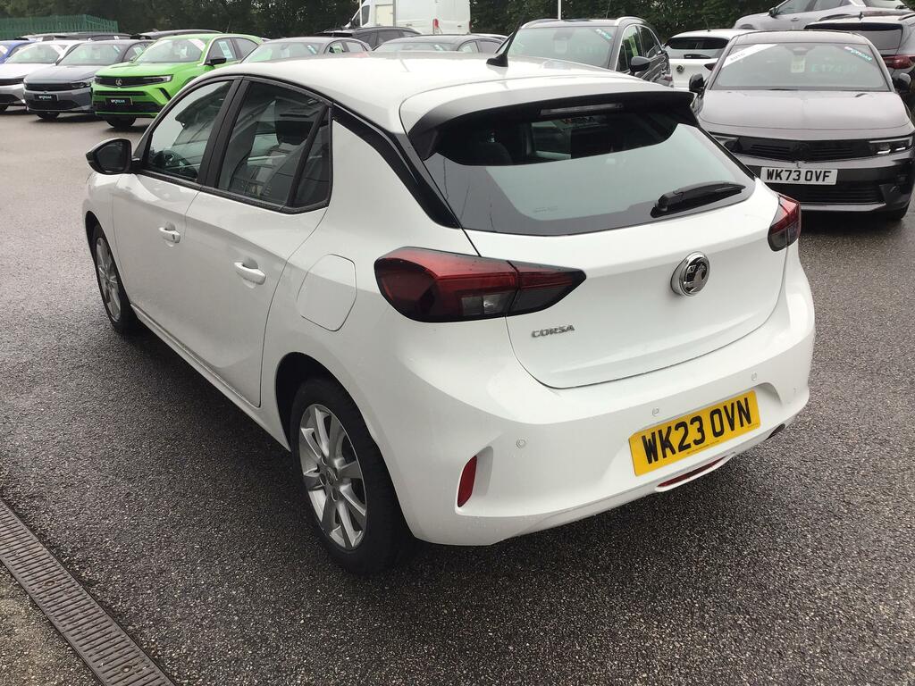 Vauxhall Corsa 1.2 Turbo Design Hatchback Euro WK23OVN White #4