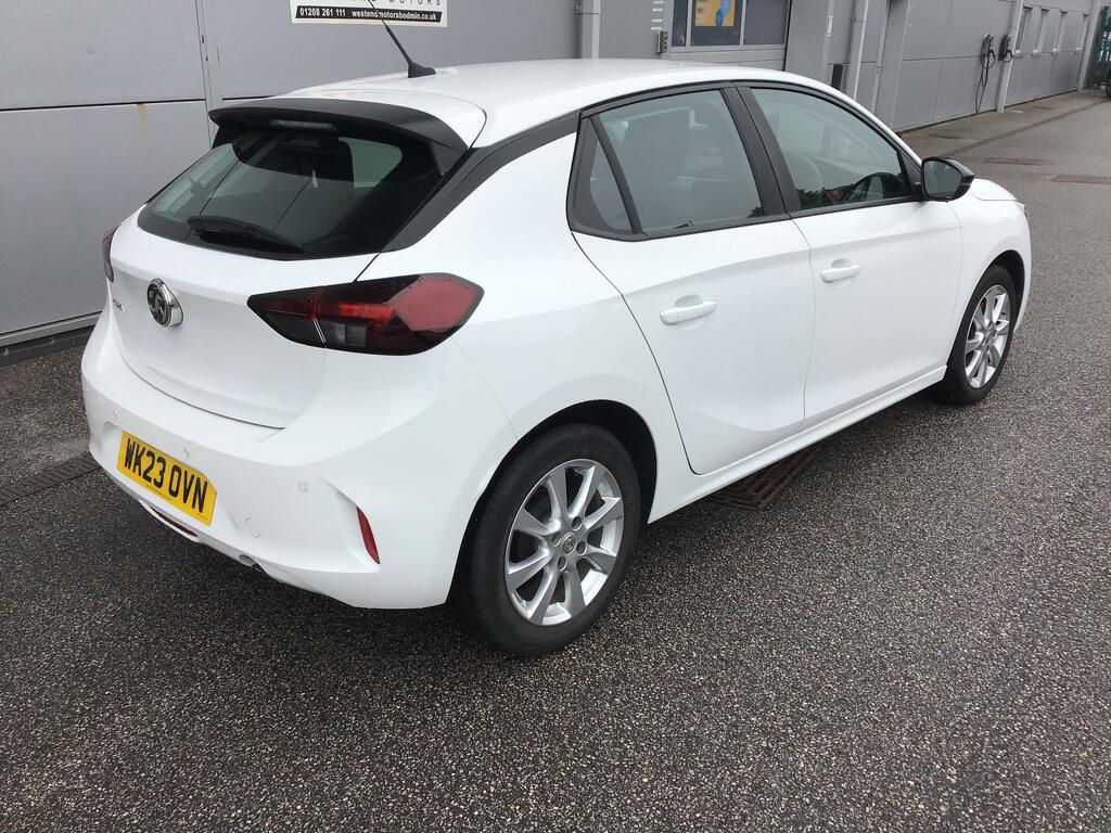 Vauxhall Corsa 1.2 Turbo Design Hatchback Euro WK23OVN White #5