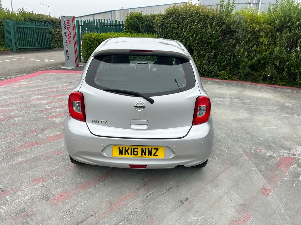 Nissan Micra 1.2 Acenta Hatchback Cvt Euro 6 80 Ps Silver #6