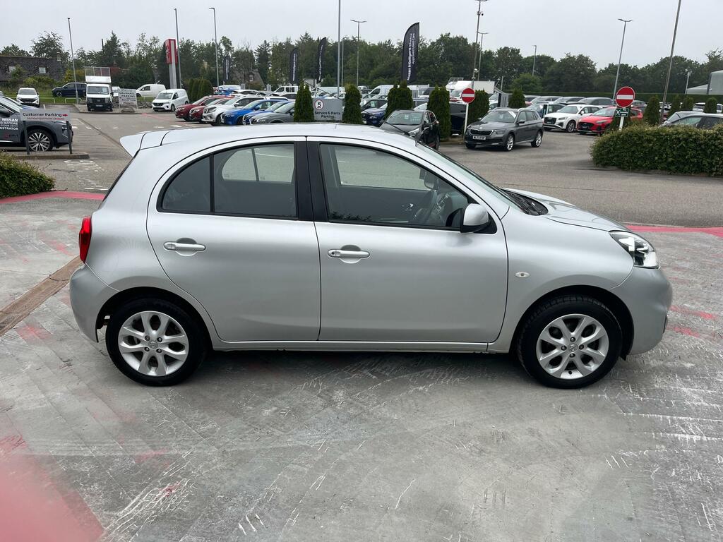 Nissan Micra 1.2 Acenta Hatchback Cvt Euro 6 80 Ps Silver #4