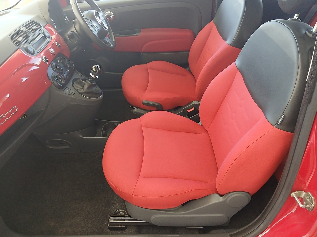 Fiat 500 500 Lounge Rhd Red #8