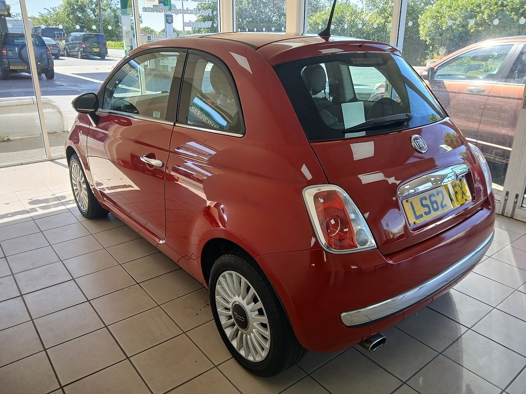 Fiat 500 Lounge Red #3