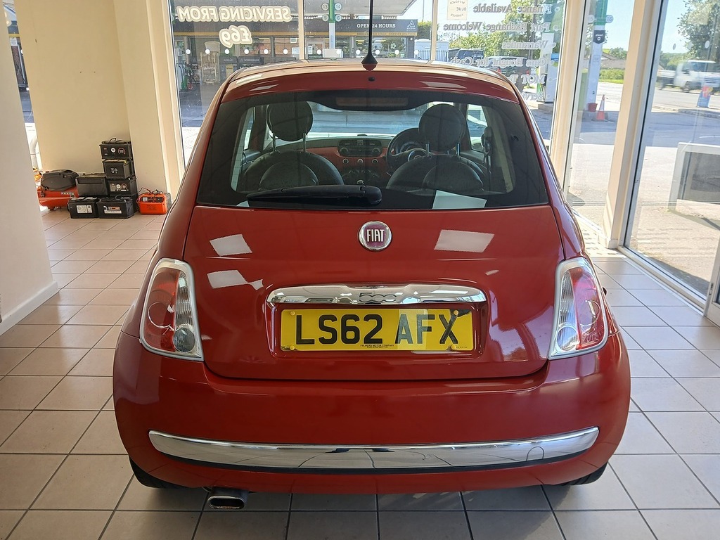 Fiat 500 Lounge Red #4