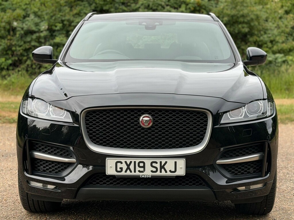 Jaguar F-Pace 2019 2.0 D180 R-sport Awd Euro 6 Ss GX19SKJ Black #3
