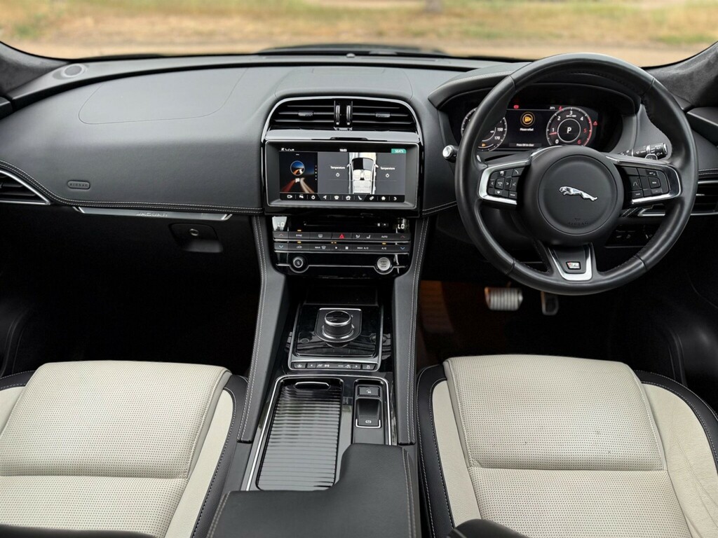 Jaguar F-Pace 2019 2.0 D180 R-sport Awd Euro 6 Ss GX19SKJ Black #2