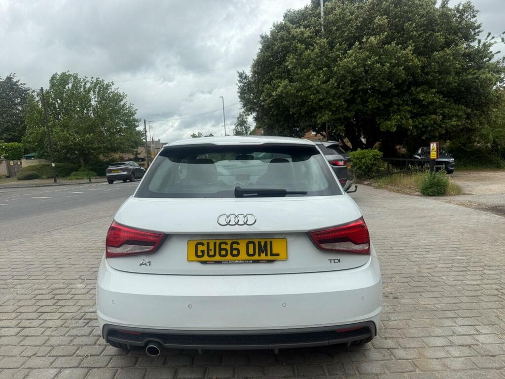 Audi A1 1.6 Tdi S Line Euro 6 Ss GU66OML White #4