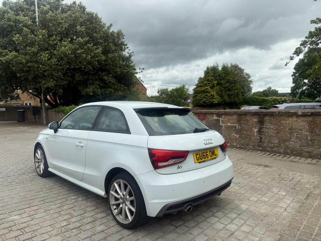 Audi A1 1.6 Tdi S Line Euro 6 Ss GU66OML White #3