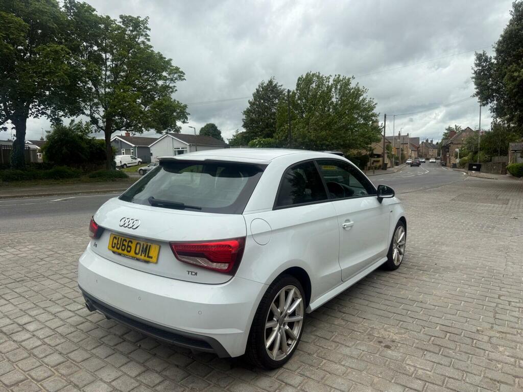 Audi A1 1.6 Tdi S Line Euro 6 Ss GU66OML White #5