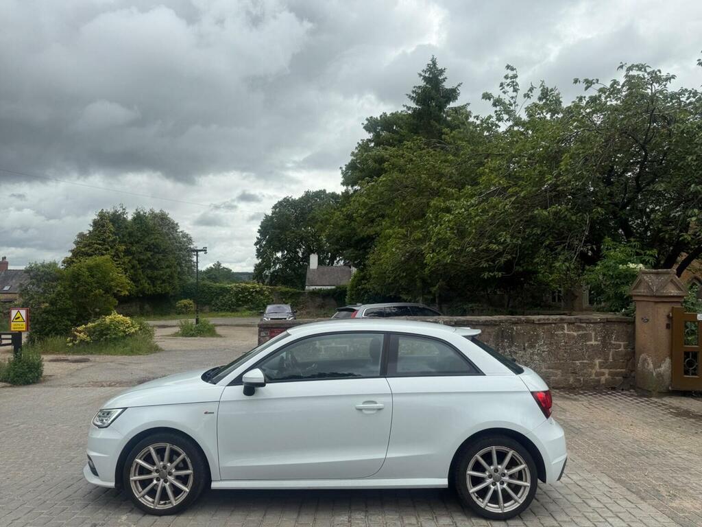 Audi A1 1.6 Tdi S Line Euro 6 Ss GU66OML White #2