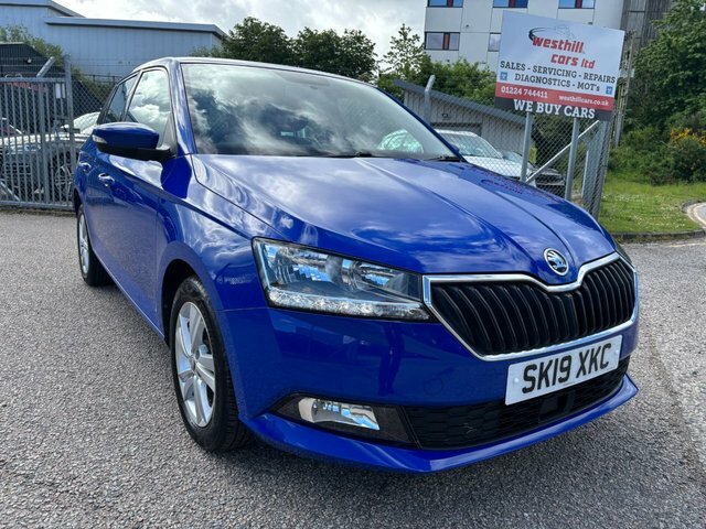 Skoda Fabia 1.0 Se Hatchback Euro 6 S S 7 Blue