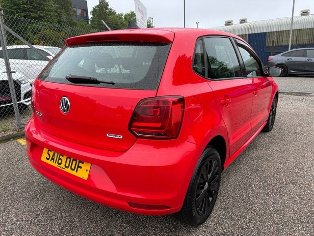 Volkswagen Polo 1.0 Bluemotion Tech Se Hatchback SA16OOF Red #5