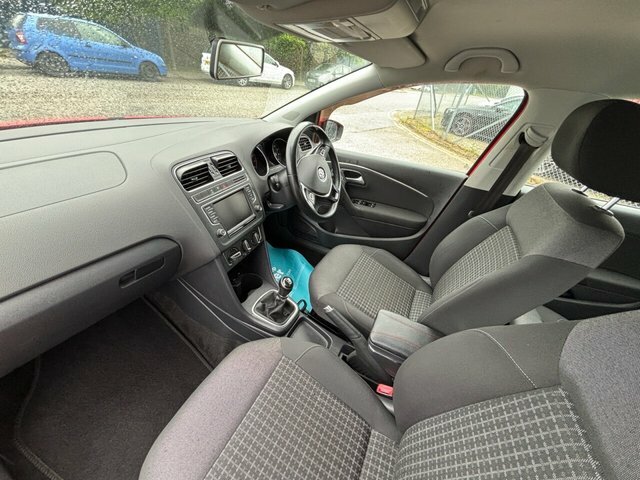 Volkswagen Polo 1.0 Bluemotion Tech Se Hatchback SA16OOF Red #6