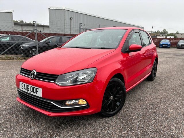 Volkswagen Polo 1.0 Bluemotion Tech Se Hatchback SA16OOF Red #2