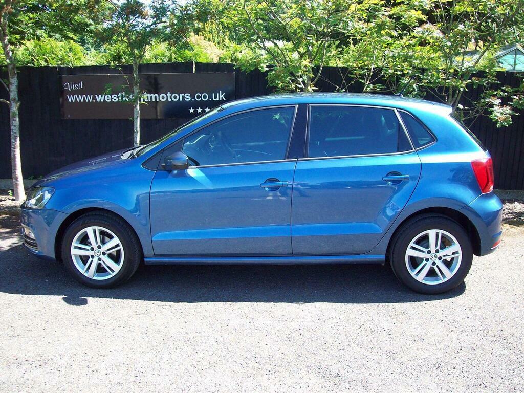 Volkswagen Polo 1.0 Bluemotion Tech Match Edition Euro 6 S S Blue #3