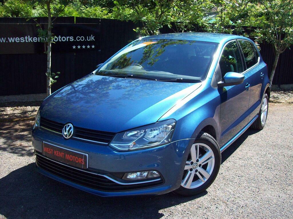 Volkswagen Polo 1.0 Bluemotion Tech Match Edition Euro 6 S S Blue