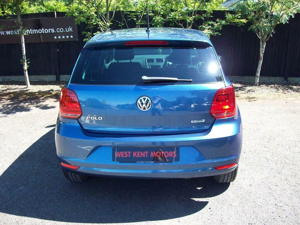 Volkswagen Polo 1.0 Bluemotion Tech Match Edition Euro 6 S S Blue #4