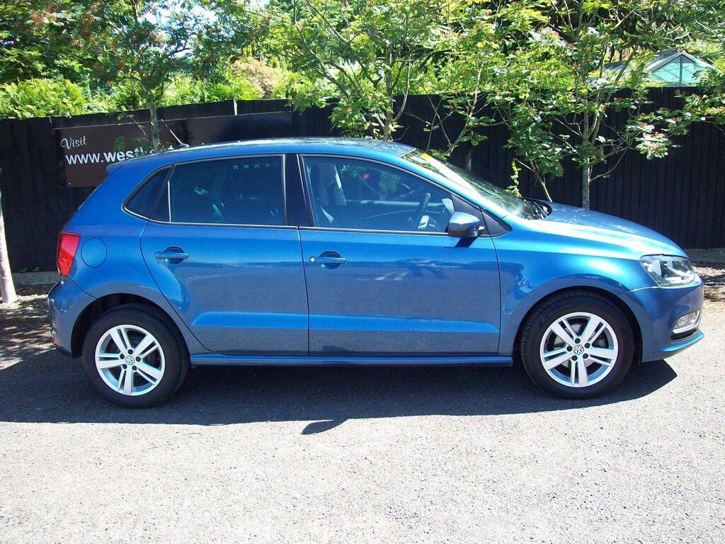 Volkswagen Polo 1.0 Bluemotion Tech Match Edition Euro 6 S S Blue #5