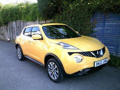 Nissan Juke 2017 17 Tekna Yellow
