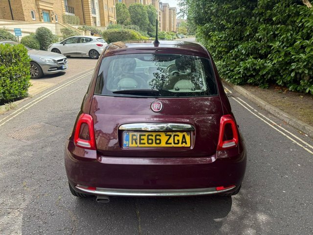 Fiat 500 1.2 Lounge Hatchback RE66ZGA Red #4