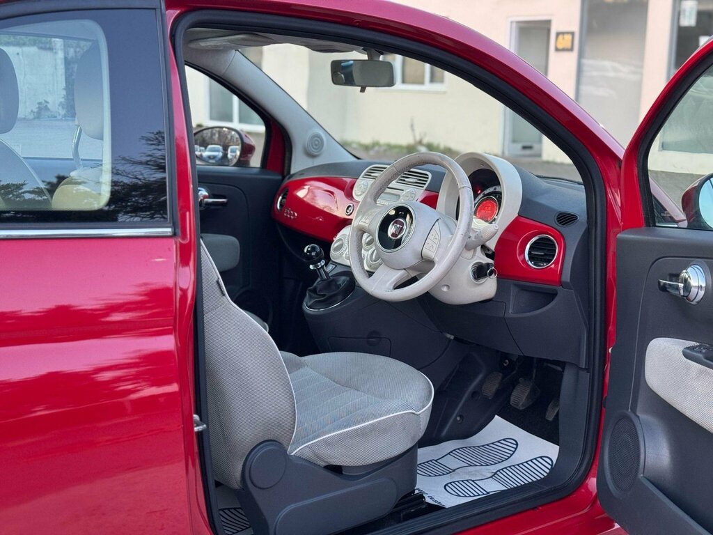 Fiat 500 Convertible Black #15