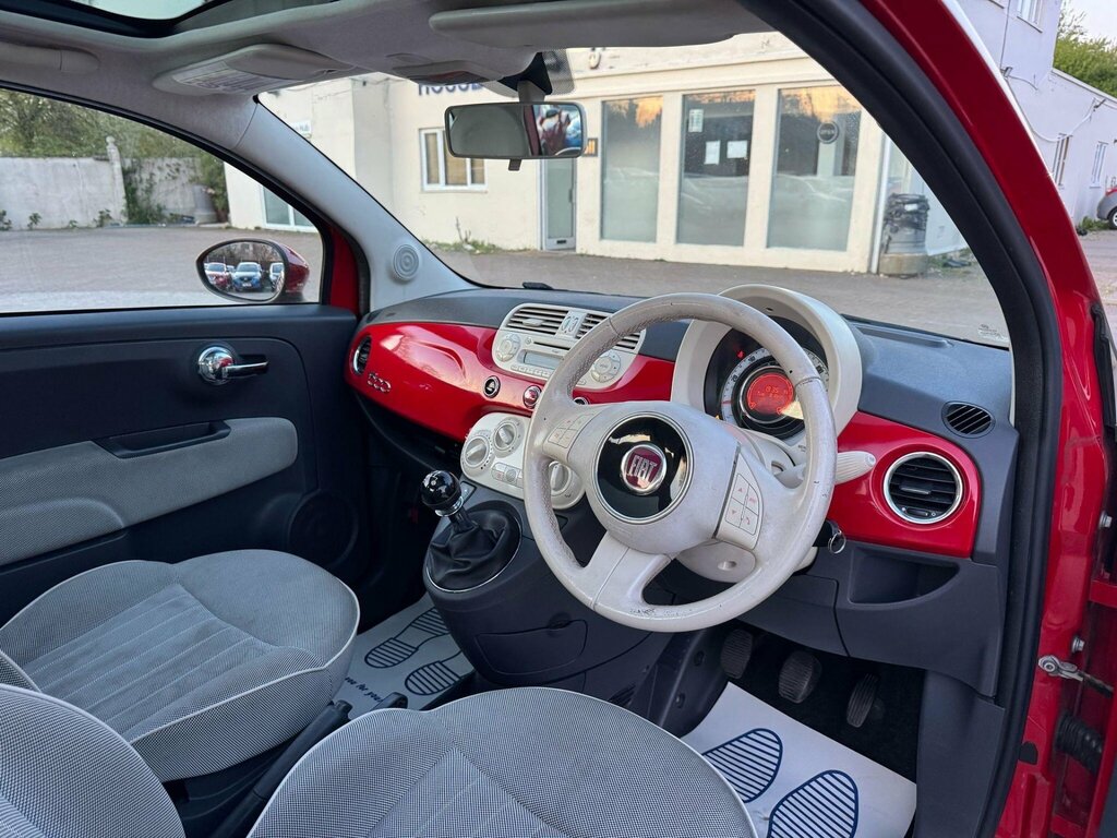 Fiat 500 Convertible Black #16