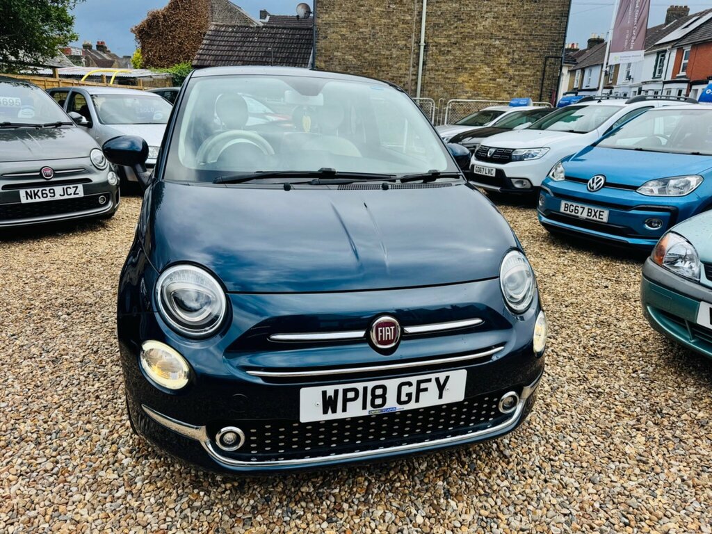 Fiat 500 1.2 Lounge Euro 6 Ss WP18GFY Blue #4