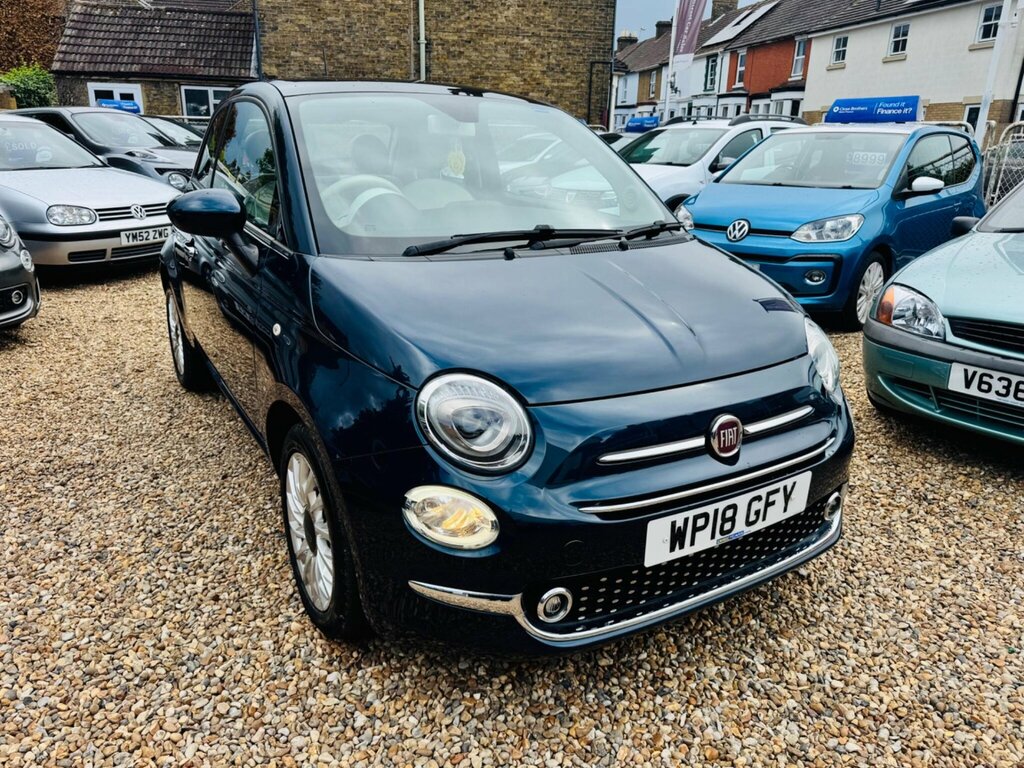 Fiat 500 1.2 Lounge Euro 6 Ss WP18GFY Blue #3
