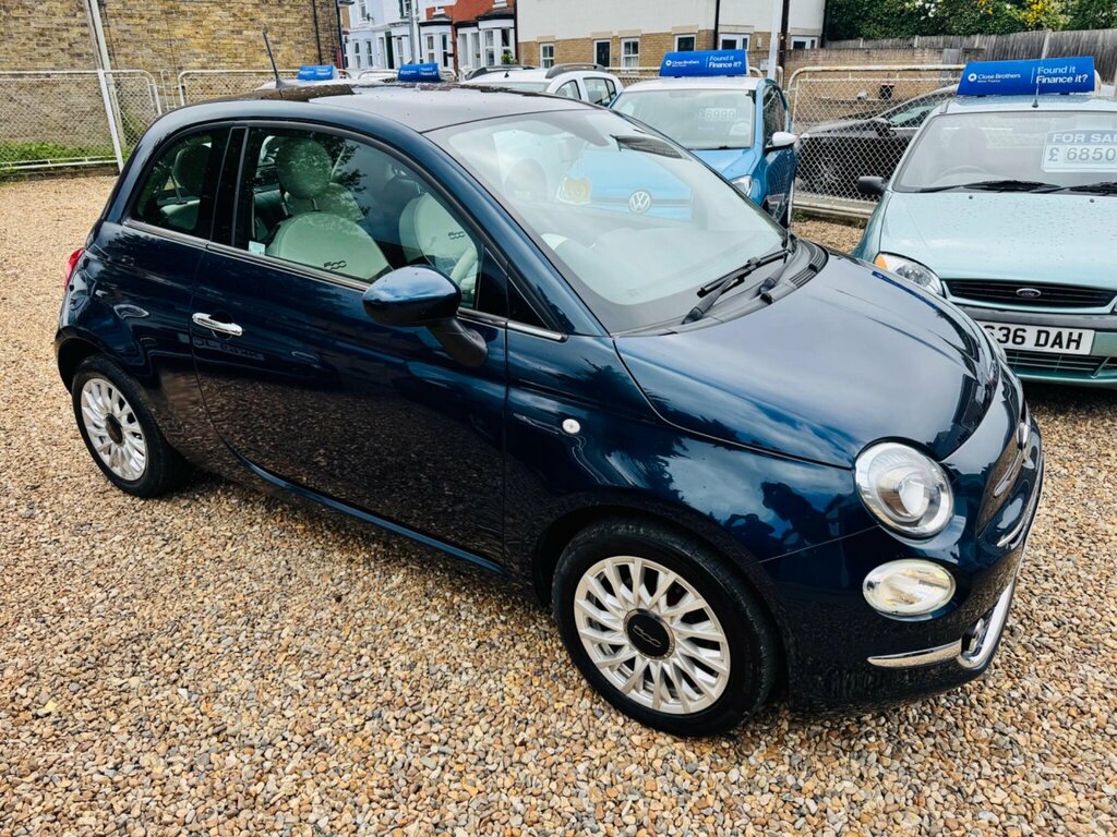 Fiat 500 1.2 Lounge Euro 6 Ss WP18GFY Blue #2