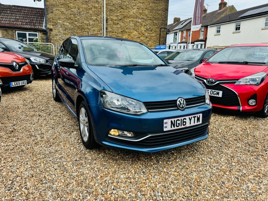 Volkswagen Polo 1.0 Bluemotion Tech Match Euro 6 Ss Blue #4