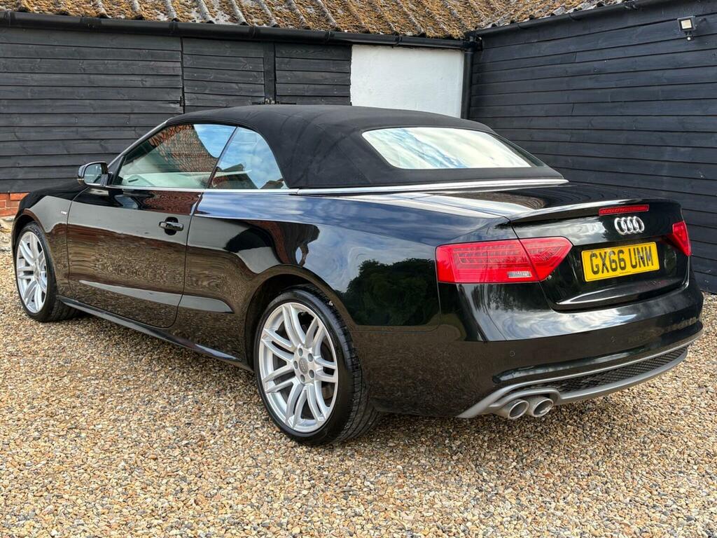 Audi A5 2.0 Tdi S Line Multitronic Euro 6 Ss 2016 GX66UNM Black #5
