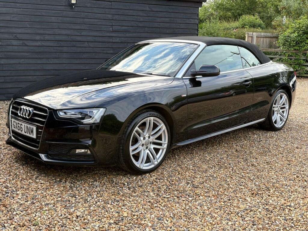 Audi A5 2.0 Tdi S Line Multitronic Euro 6 Ss 2016 GX66UNM Black #2
