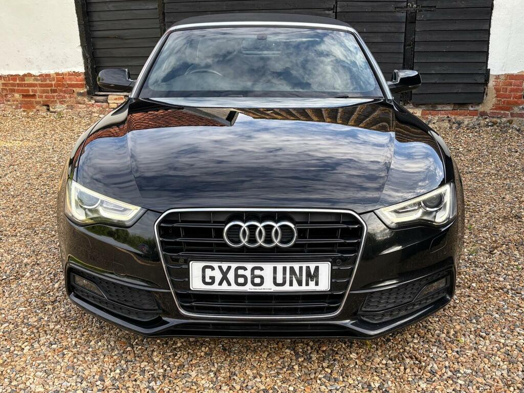 Audi A5 2.0 Tdi S Line Multitronic Euro 6 Ss 2016 GX66UNM Black #4