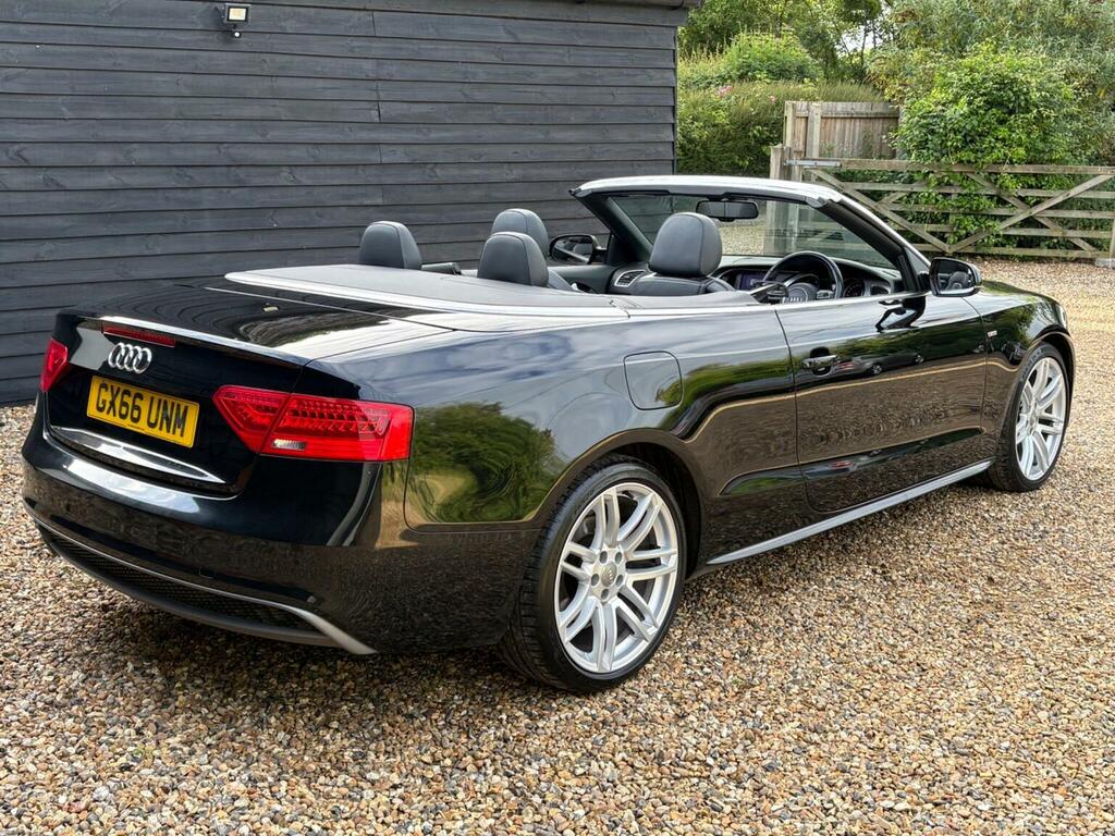 Audi A5 2.0 Tdi S Line Multitronic Euro 6 Ss 2016 GX66UNM Black #3