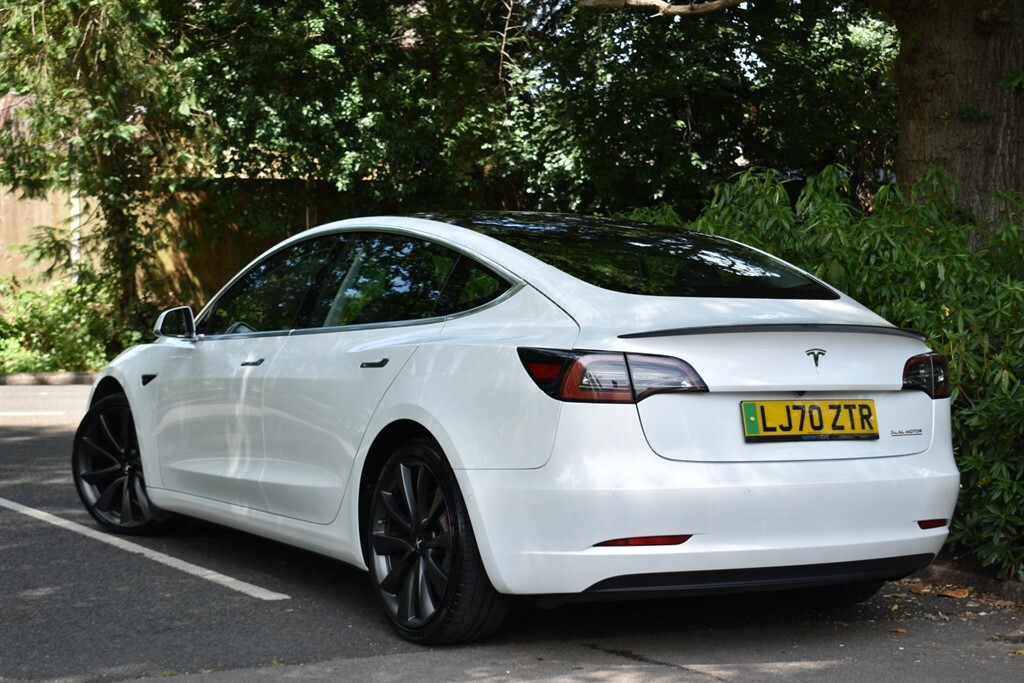 Tesla Model 3 Performance Awdpanoramic Roof White #4
