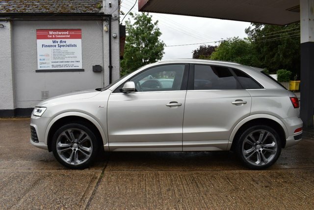 Audi Q3 2.0 Tdi S Line Plus Suv S Tronic Quattr YC66RYT Silver #4