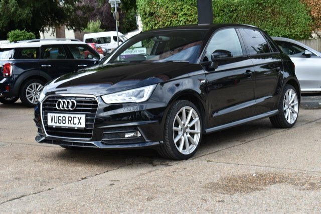 Audi A1 1.4 Tfsi S Line Sportback Euro 6 VU68RCX Black #3