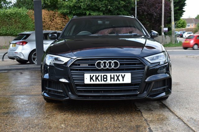 Audi A3 2.0 Tfsi Black Edition Sportback S Tron KK18HXY Black #2