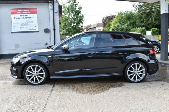 Audi A3 2.0 Tfsi Black Edition Sportback S Tron KK18HXY Black #4