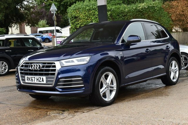 Audi Q5 2.0 Tdi S Line Suv S Tronic Quattro Eur RK67HZA Blue #3