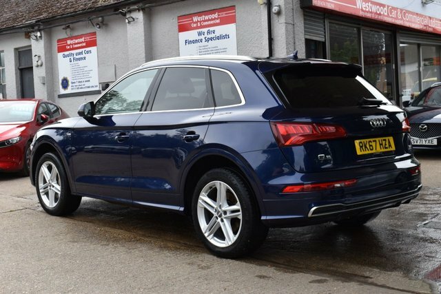 Audi Q5 2.0 Tdi S Line Suv S Tronic Quattro Eur RK67HZA Blue #5