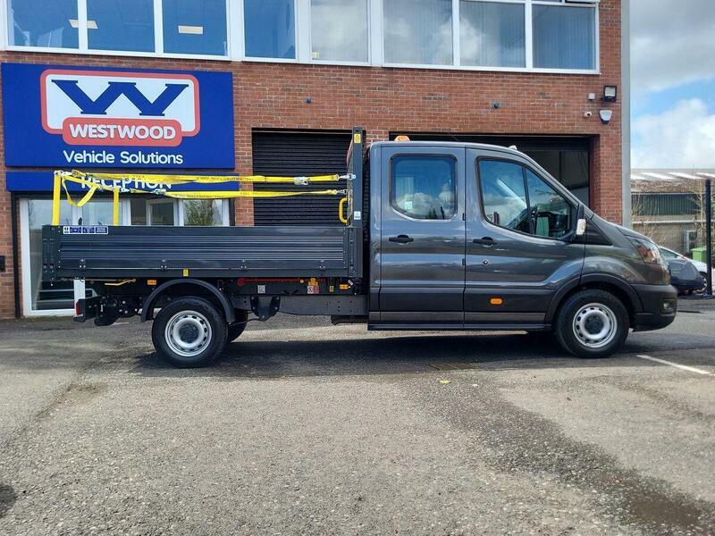 Ford Transit Custom 2.0 350 Ecoblue Leader Tipper Fwd ML25KMF  #2