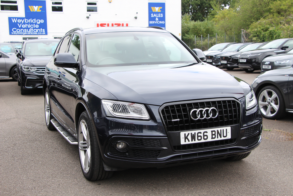 Audi Q5 2.0 Tdi Quattro S Line Plus 187 Bhp Blue #3