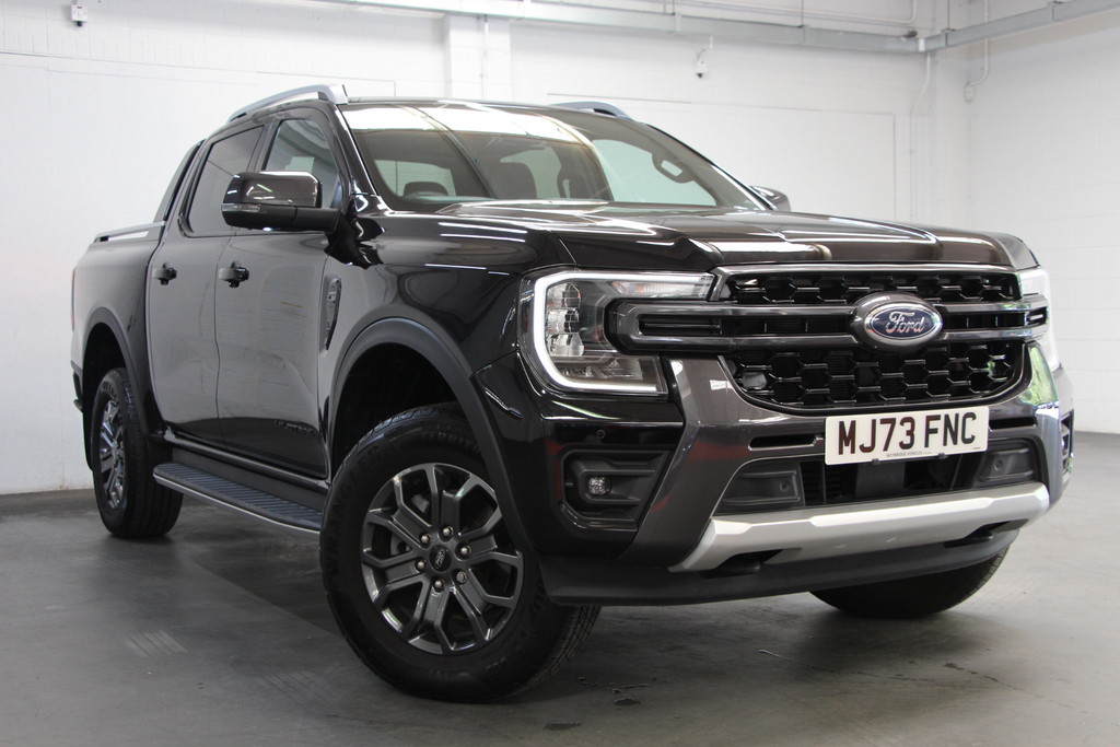 Ford Ranger Td Ecb Wildtrak Pickup Double Cab 4X4 205 Finan MJ73FNC Black #2