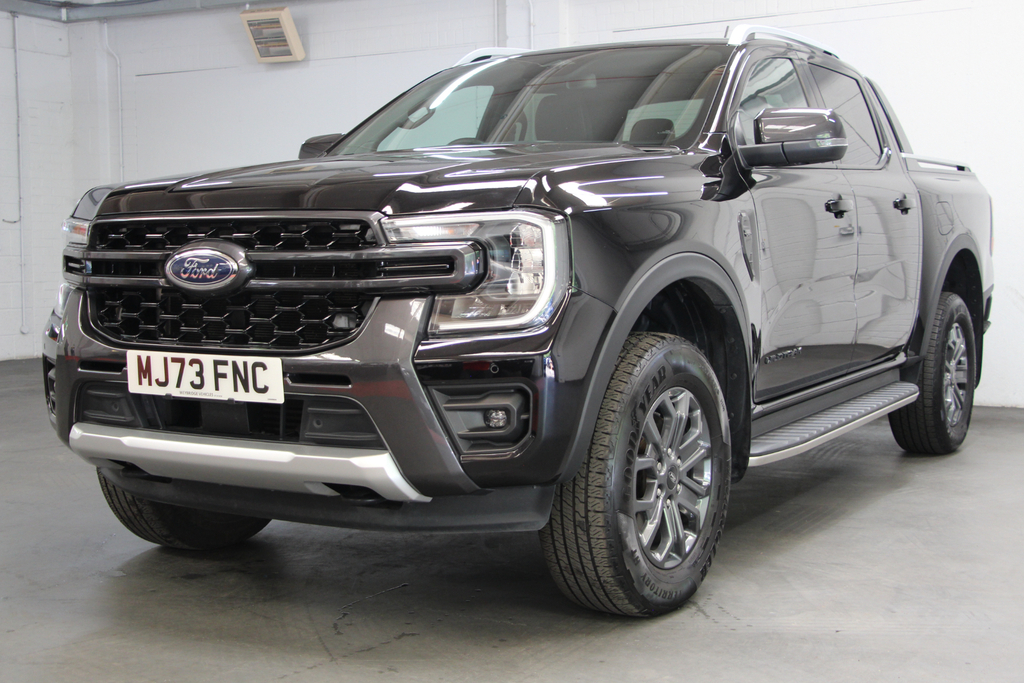 Ford Ranger Td Ecb Wildtrak Pickup Double Cab 4X4 205 Finan MJ73FNC Black #4