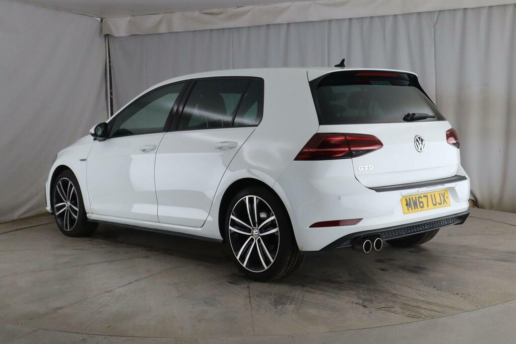 Volkswagen Golf Gtd White #4